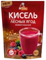 Кисель со вкусом лесных ягод моментальный, 150 гр. Спец.-Photoroom