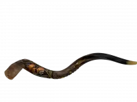 Shofar with wheat ears and pomegranates_1