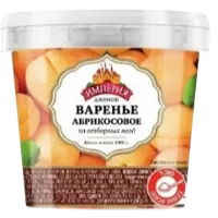 Варенье абрикосовое ИМПЕРИЯ 1 кг-Photoroom