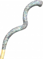 Shofar mother of pearls, green stones imported from Australia, special, luxurios, for connoisseurs_collectors