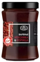 Варенье Брусника и корица SAVA, 300 гр.-Photoroom