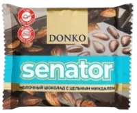 Молочный шоколад с цельным миндалем SENATOR 90 гр.-Photoroom