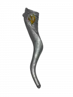 Shofar-shaped mezuzah case