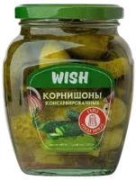 Корнишоны консервированные WISH 485 гр.-Photoroom