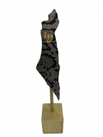 A case for a mezuzah made of spotted crocodile skin_3