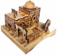 Rachel's Tomb Model, olive wood, handmade, luxurious, specisal