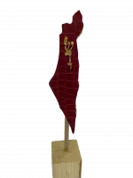 Mezuzah case made of red crocodile leather_3