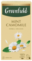 Травяной чай с мятой и ромашкой Greenfield-Photoroom