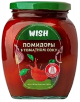 Помидоры в томатном соке WISH 680 гр.-Photoroom