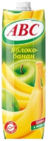Нектар Яблоко-банан, ABC, 1 л.-Photoroom