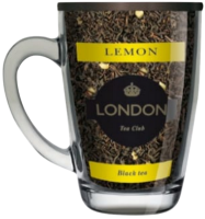 Чай London Tea Club черный с лимоном 70г в стеклянной кружке (300мл)-Photoroom