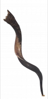 Kudu shofar with crown-shaped finish