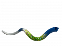 Shofar with meadow flowers