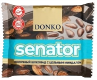 Молочный шоколад с цельным миндалем SENATOR 90 гр.-Photoroom