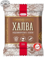 Конфеты халва подсолнечная с какао МИШКИНО, 250 гр.-Photoroom