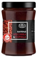 Варенье Брусника и корица SAVA, 300 гр.-Photoroom