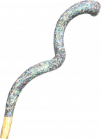 Shofar mother of pearls, green stones imported from Australia, special, luxurios, for connoisseurs_collectors