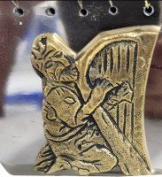 David's harp made of aluminium with nickel plating, handmade 2_1