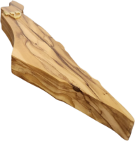 Large mezuzah in the shape of a map of the Land of Israel, made of olive wood, handmade_1