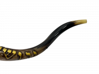 Shofar with wheat ears and pomegranates_4