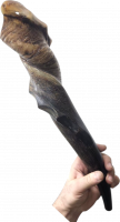 Shofar eland, exotic, with waves on the sides of the shofar, handmade_1