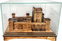 Large model of the Second Temple, made of olive wood, handmade3