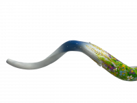 Shofar with meadow flowers_2